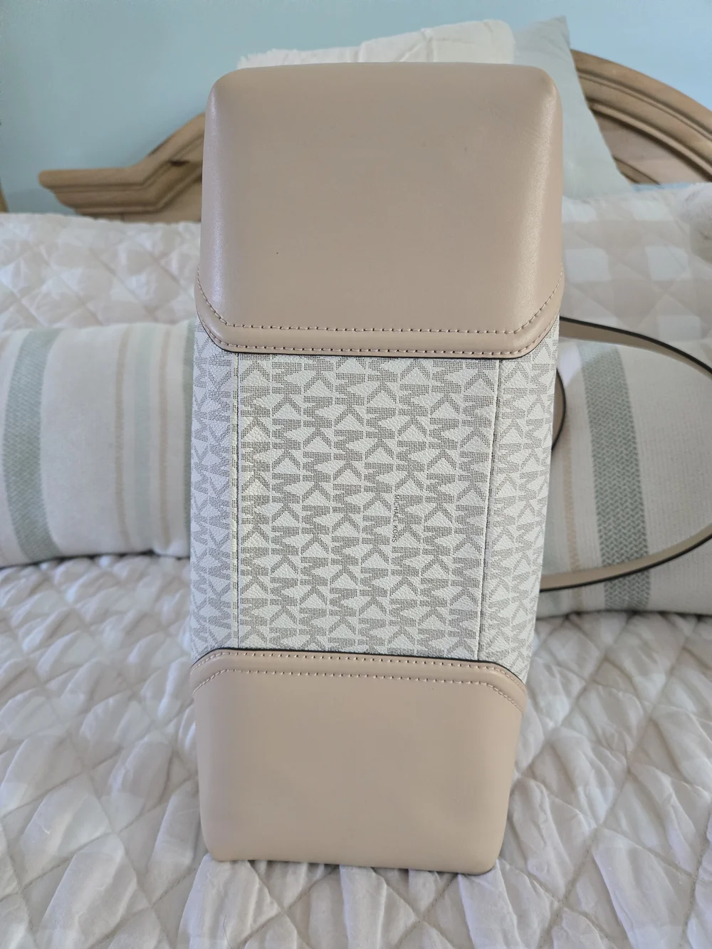 Michael Kors Blush Pink MK Signature Satchel